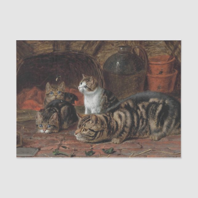 Die erste Lektion von Horatio Henry Couldery Seidenpapier (Vorderseite)