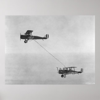 Die erste Luftbetankung - Foto Poster