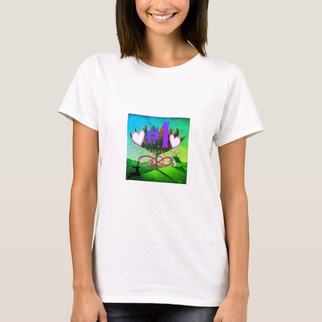 Die erste Mutter träumt von einer Gartenlandschaft T-Shirt (Vorderseite)