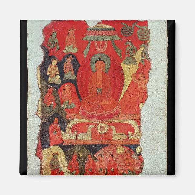 Die erste Predigt von Buddha Magnet (Vorne)