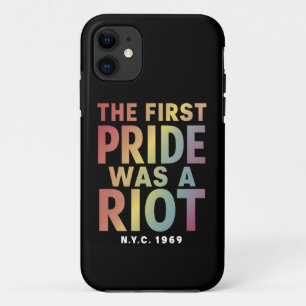 Die erste Pride war ein Aufruhr LGBT Gay Ally Rege Case-Mate iPhone Hülle