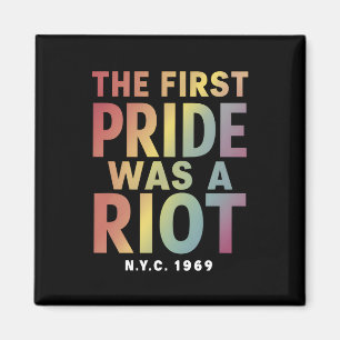 Die erste Pride war ein Aufruhr LGBT Gay Ally Rege Magnet