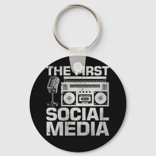 Die erste Radio Amateur Radio Opp der Social Media Schlüsselanhänger