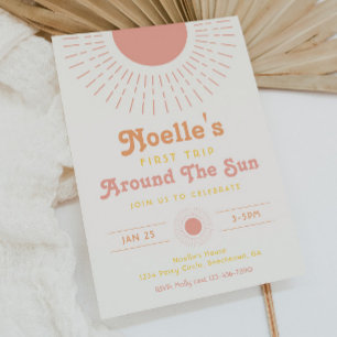 Die erste Reise des Mädchens um die Sonne Einladung