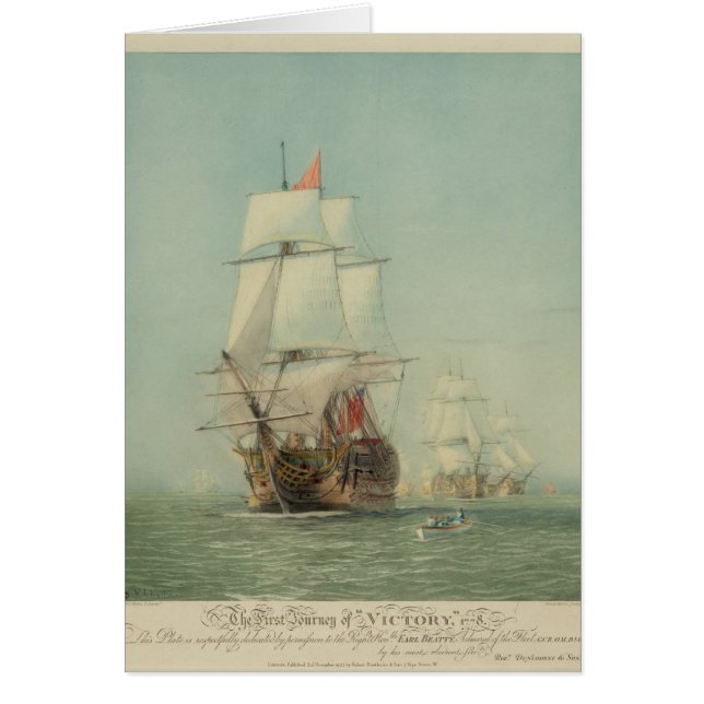 Die erste Reise des Sieges von H.M.S. 1778 (Vorne)