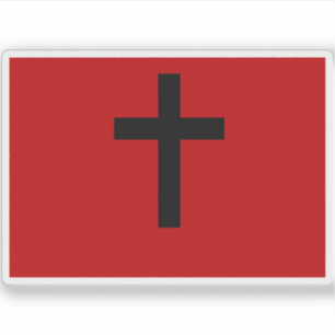 Die erste revolutionäre Flagge Griechenlands (1821 Aufkleber