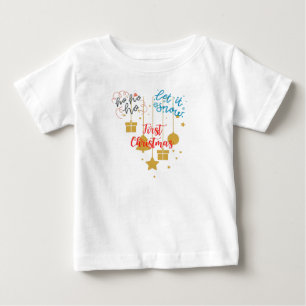 Die erste Weihnacht des Babys Baby T-shirt