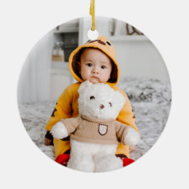 Die erste Weihnacht des Babys | Benutzerdefinierte Keramik Ornament