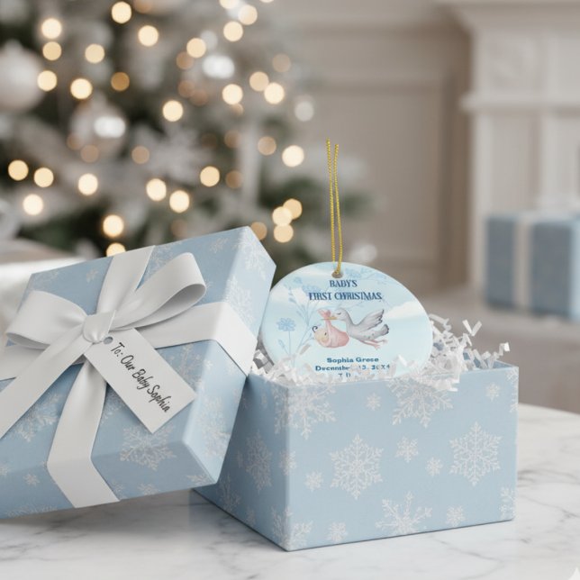 Die erste Weihnacht des Babys Keramik Ornament (Von Creator hochgeladen)