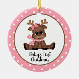 Die erste Weihnacht des Babys Keramik Ornament