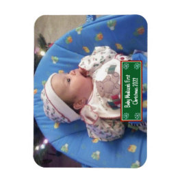 Die erste Weihnacht des Babys Magnet