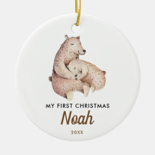 Die erste Weihnacht des Babys Niedliches Baby Be Keramik Ornament