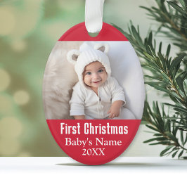 Die erste Weihnacht des Babys Ornament