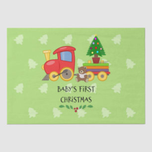 Die erste Weihnacht des Babys Seidenpapier