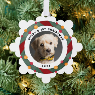 Die erste Weihnachtsbaum-Dekorationskarte des Welp Ornament Karte