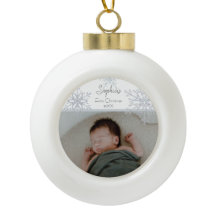 Die erste Weihnachtsschneeflocke des Babys Persona