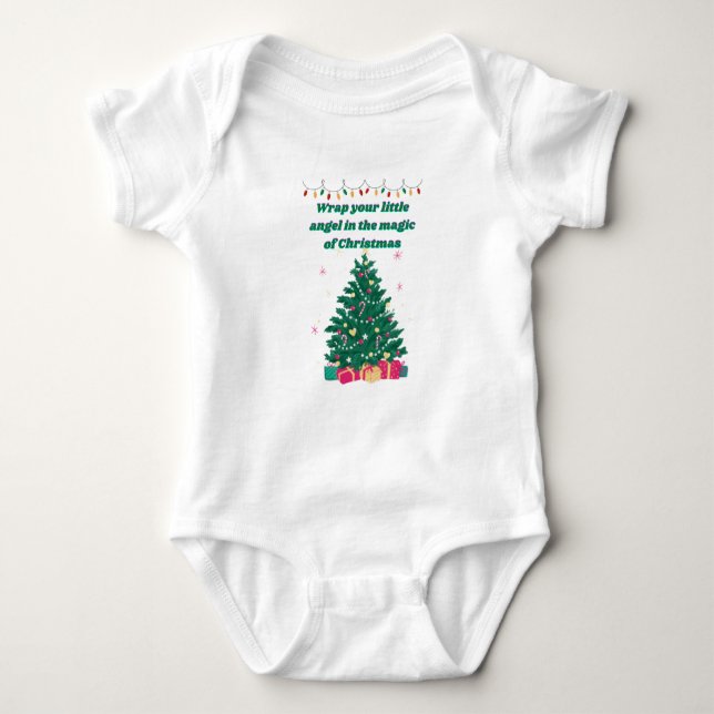 Die erste Weihnachtszeit des Babys - Adorable Weih Baby Strampler (Vorderseite)