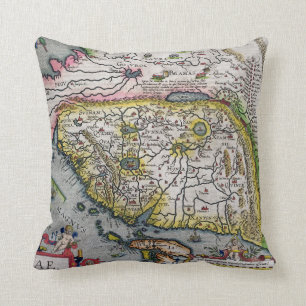 Die erste Western-Atlas-China 1584 Kissen