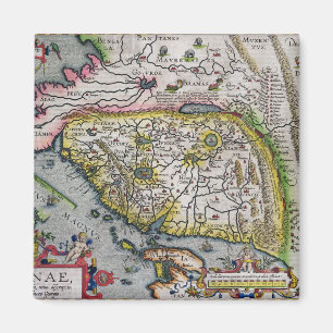 Die erste Western-Atlas-China 1584 Magnet