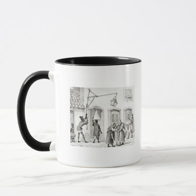 Die ersten Jobs des Morgens Tasse (Links)
