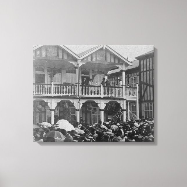 Die ersten Phoenix Park Races, 1903 Leinwanddruck (Vorderseite)