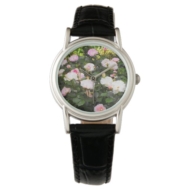 Die ersten Rose des Frühlings Armbanduhr (Vorderseite)