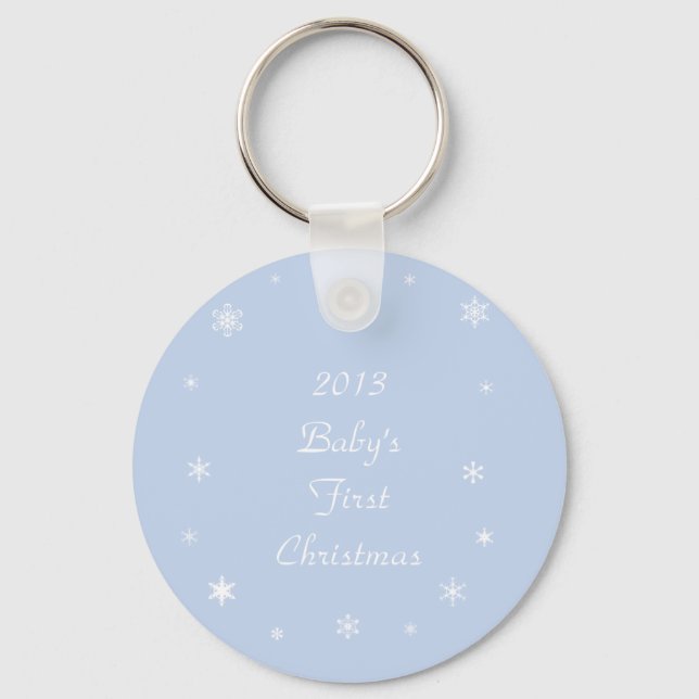 Die ersten Weihnachtsgeschenke und -geschenke des  Schlüsselanhänger (Vorderseite)