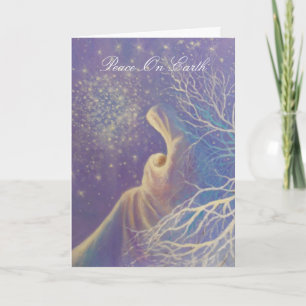DIE ERSTEN WEIHNACHTSMITTEL, GREETKARTE FEIERTAGSKARTE