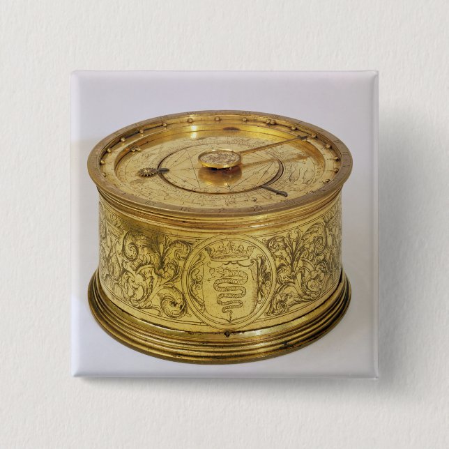 Die erster Frühling gefahrene Uhr mit Fusee, 1525 Button (Vorderseite)