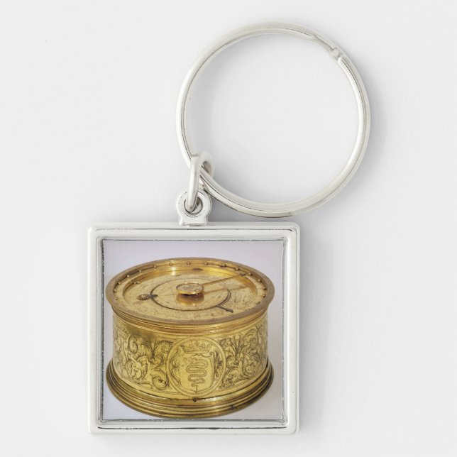 Die erster Frühling gefahrene Uhr mit Fusee, 1525 Schlüsselanhänger (Vorne)