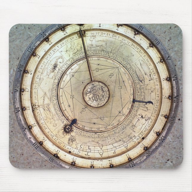 Die erster Frühling gefahrene Uhr mit Fusee, Mousepad (Vorne)