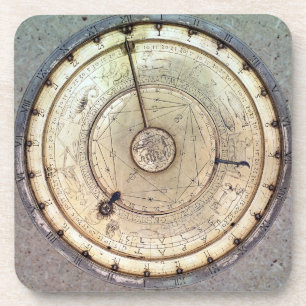 Die erster Frühling gefahrene Uhr mit Fusee, Untersetzer