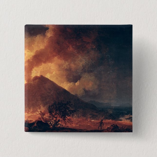 Die Eruption vom Vesuv im Jahre 1771 Button (Vorderseite)
