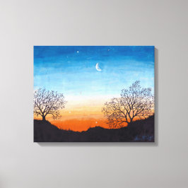 Die erwachende Morgendämmerung: Canvas drucken Sta Leinwanddruck