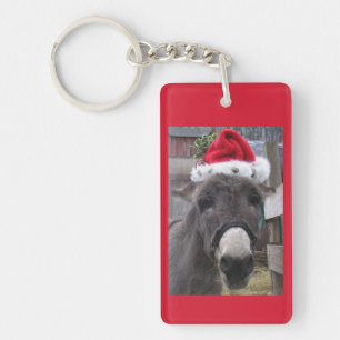 "Die Esel machen große Santas!" Schlüsselanhänger