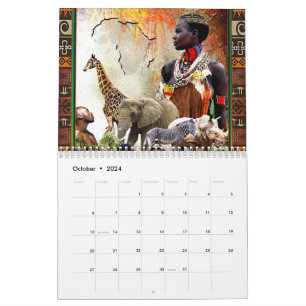 "Die Essenz Afrikas verkörpern" Kalender