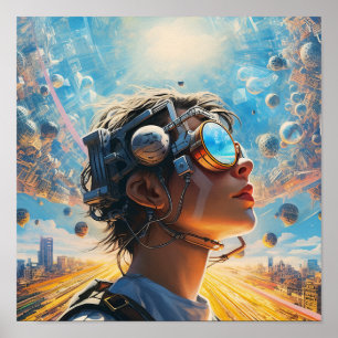 Die Essenz der Freiheit: Ein lebendiges Weltposter Poster