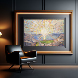 Die Essenz des Lichts und der Emotion der Sonne Poster