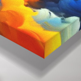 Die Essenz des Sonnenlichts - Abstrakte Sonnenblum Leinwanddruck