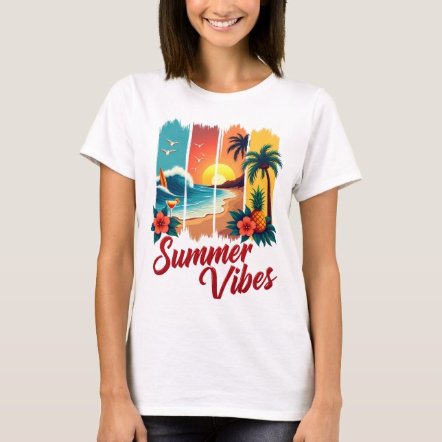 Die Essenz eines perfekten Sommerurlaubs wi T-Shirt (Vorderseite)
