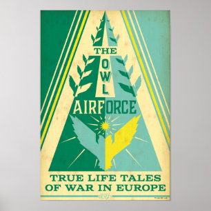 Die Eule-Luftwaffe Poster