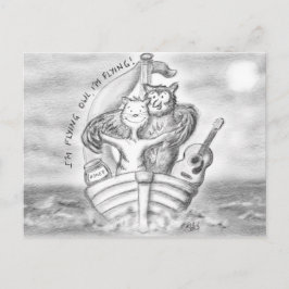Die Eule und der Pussycat-Kanal die Titanic Postkarte
