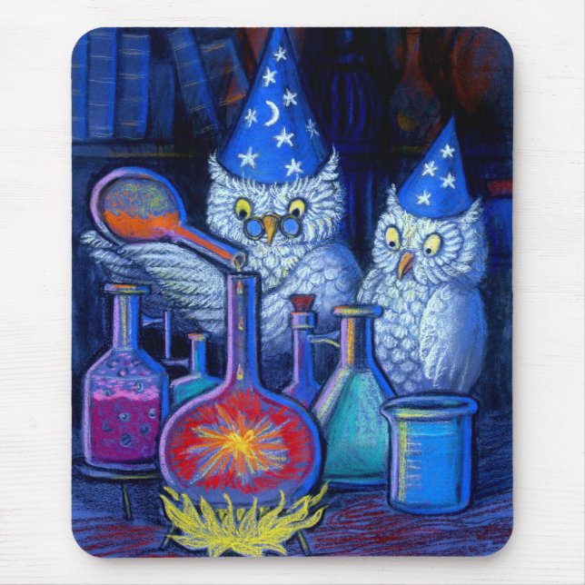 Die Eulen-Chemiker Mousepad (Vorne)