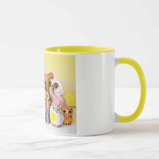Die Eulen-Familie Tasse (Rechts)