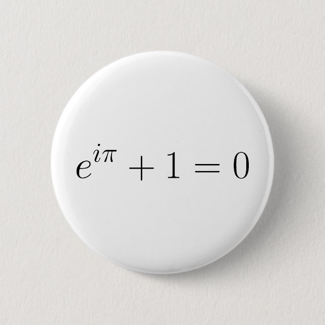 Die Euler Formel Button (Vorderseite)