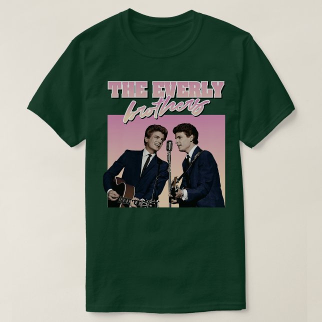 Die Everly Brothers Vintag T-Shirt (Design vorne)