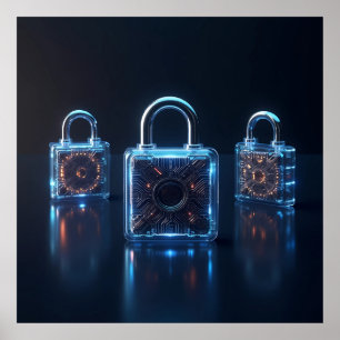 Die Evolution der High-Tech-Security-KI Poster