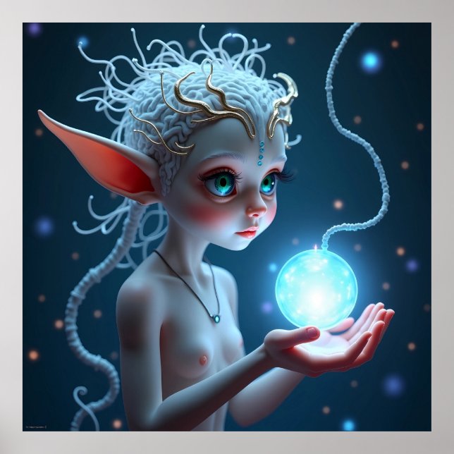 Die Evolution der Intelligenz-KI Poster (Vorne)