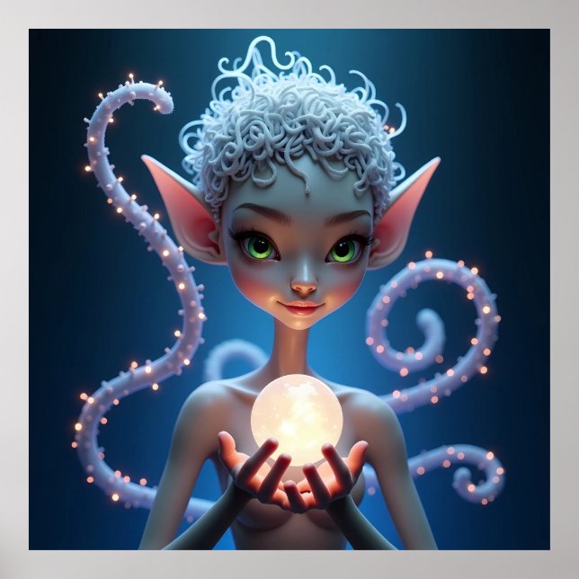 Die Evolution der Intelligenz-KI Poster (Vorne)