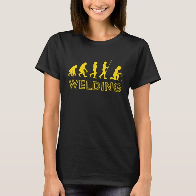 Die Evolution der Welders T-Shirt (Vorderseite)